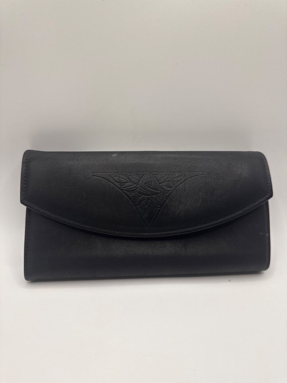 Vintage Rolfs American Classic Black Cowhide Leather Continental Wallet
